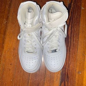 Nike high top air forces